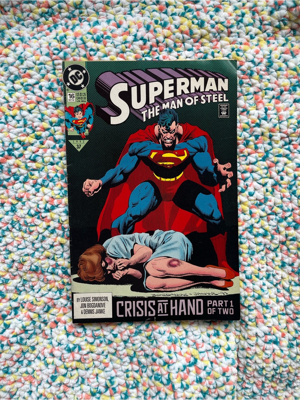 DC Comics #16 Oct 92 Superman the Man of Steel comic book